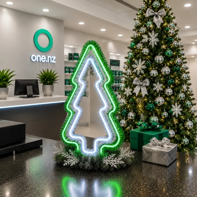 A Christmas tree for the holidays